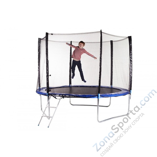 Батут Sport Elite 12FT 3,66 м с защитной сеткой и лестницей (GB10202-12FT)