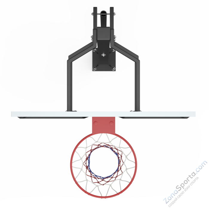 Баскетбольная стойка стационарная UNIX Line B-Stand-TG 54x32 R45 H230-305 см BSTSSTPR305_54TGBK
