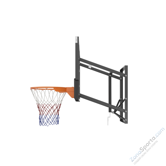 Баскетбольный щит регулируемый UNIX Line B-Backboard-PC 50x32 R45 BSBS50APCBK