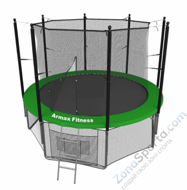 Батут Armax Fitness 8ft  с сеткой и лестницей