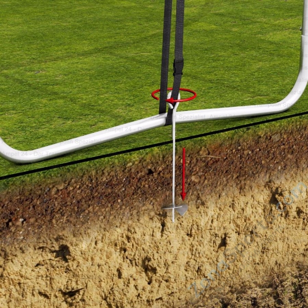 Батут Unix line 14 ft outside (Blue)