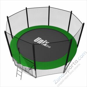 Батут Unix line 14 ft outside (Green)