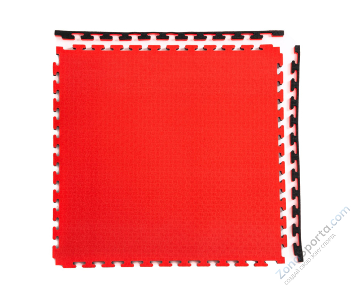Будо-мат DFC, 100 x 100 см, 25 мм, цвет чёрно-красный
