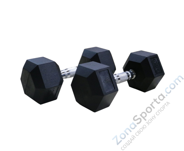 Гантели гексагональные 2 шт. по 4 кг DFC DB001-4