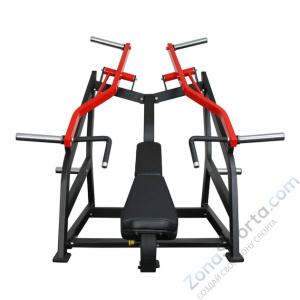 Грудной жим наклонный на свободных весах Protrain 8212