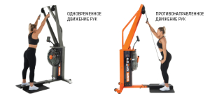Лыжный тренажер FluidPowerERG Grey