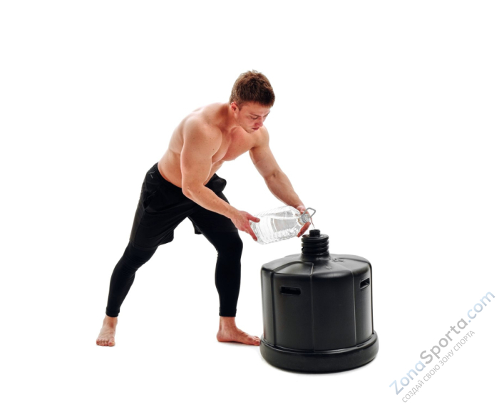 Манекен DFC Boxing Punching Man-Heavy c регулировкой высоты TLS-AB (черный)