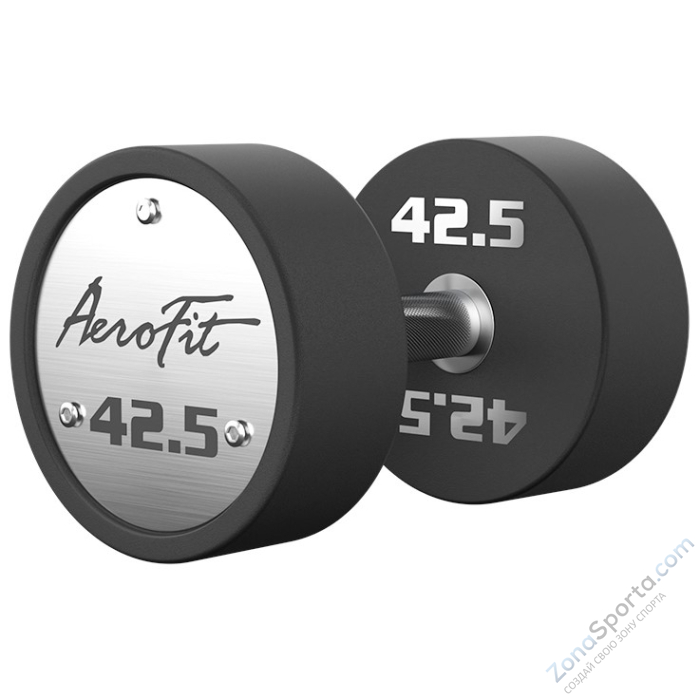 Набор полиуретановых гантелей AeroFit, 40-50 кг, 5 пар, шаг 2,5 кг