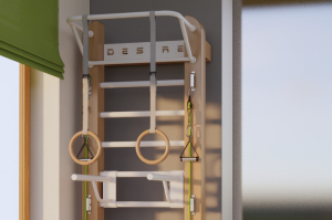 Узкая шведская стенка расширенной комплектации Desire Eco S Plus