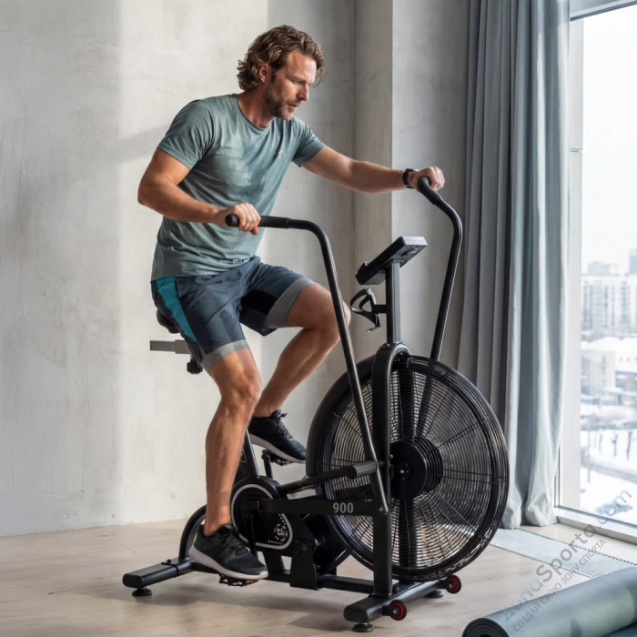 Велотренажер Unix Fit Techno AirBike 900